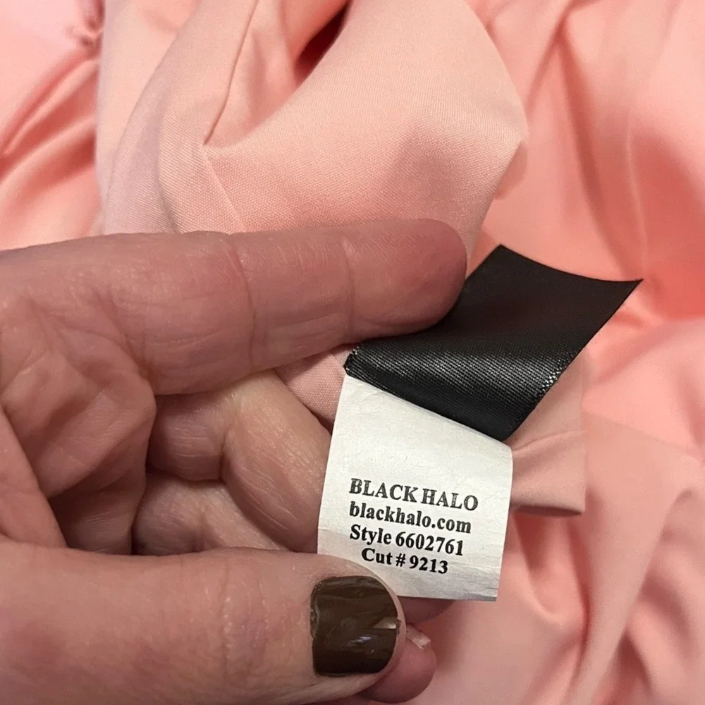 BLACK HALO Petal Pink Lucinda‎ Belted Sheath Dress Size 10 | NWT